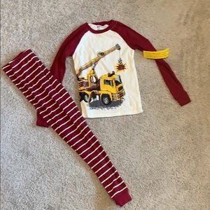 Truck Two Piece Pajama Set - Size 8